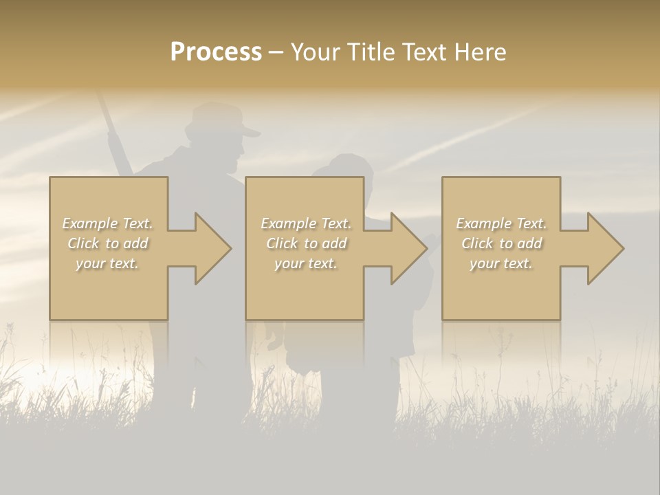 Walking Hunt Instruction PowerPoint Template