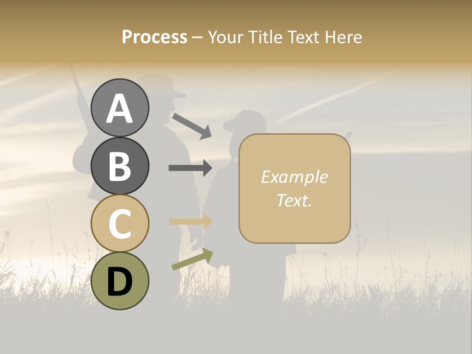 Walking Hunt Instruction PowerPoint Template