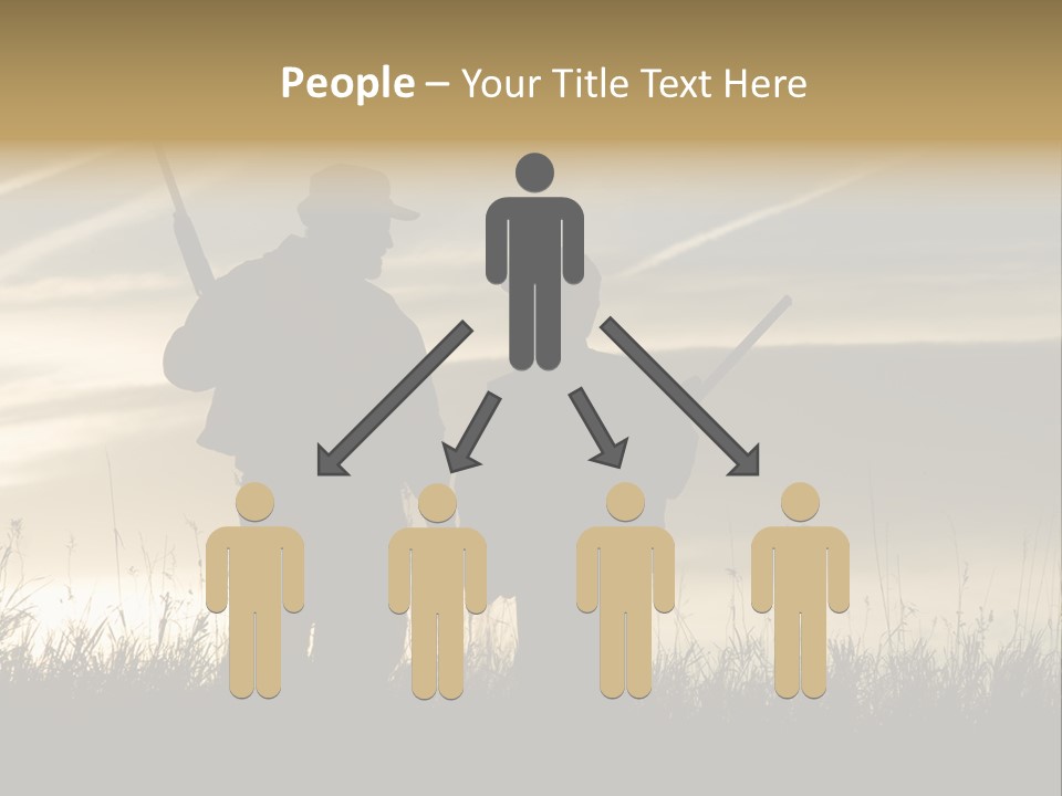 Walking Hunt Instruction PowerPoint Template