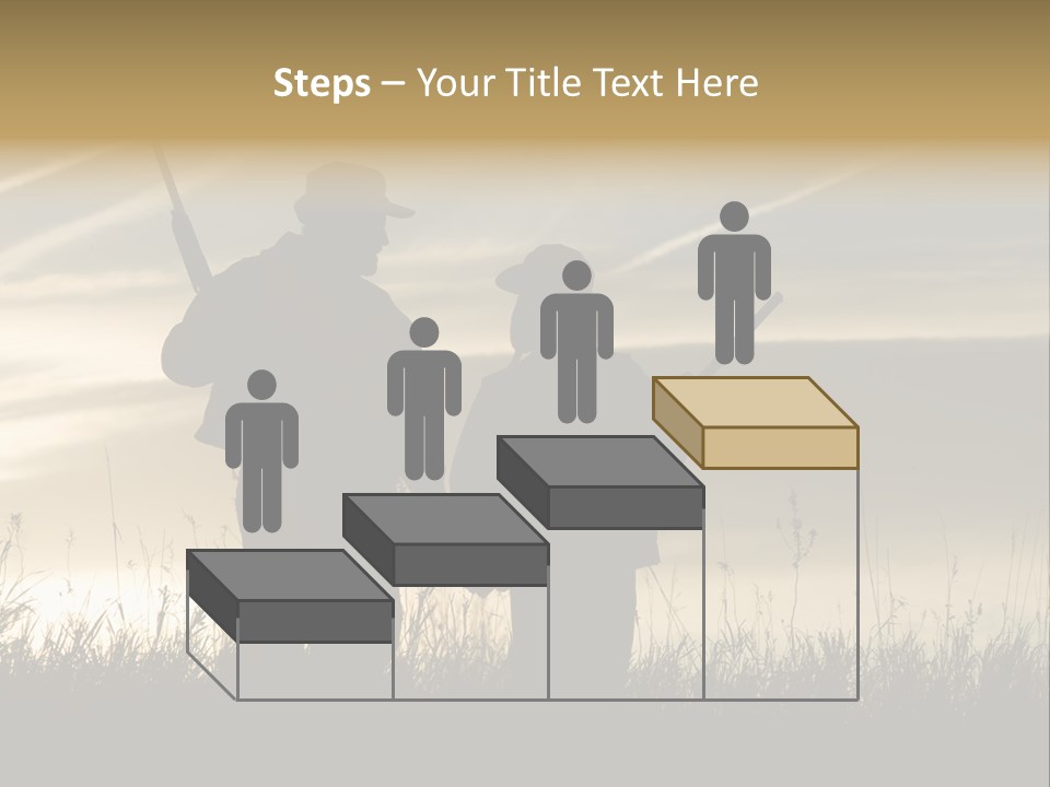 Walking Hunt Instruction PowerPoint Template