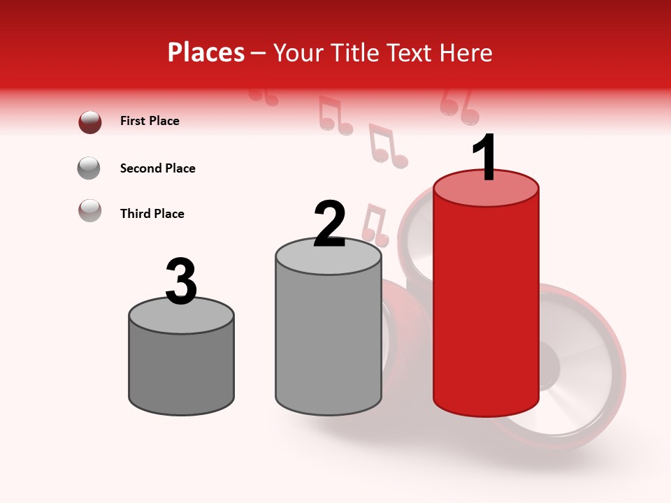 Dance White Sign PowerPoint Template