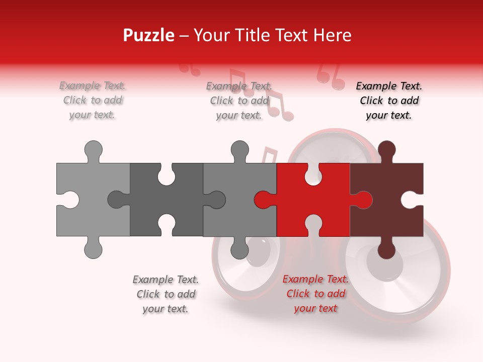 Dance White Sign PowerPoint Template