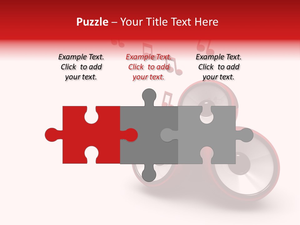 Dance White Sign PowerPoint Template