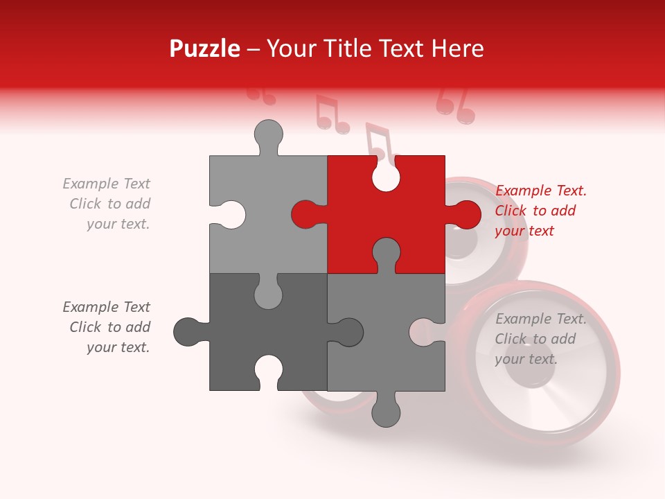 Dance White Sign PowerPoint Template