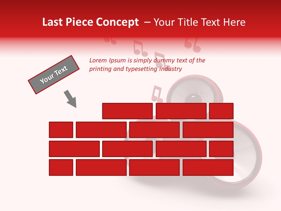 Dance White Sign PowerPoint Template