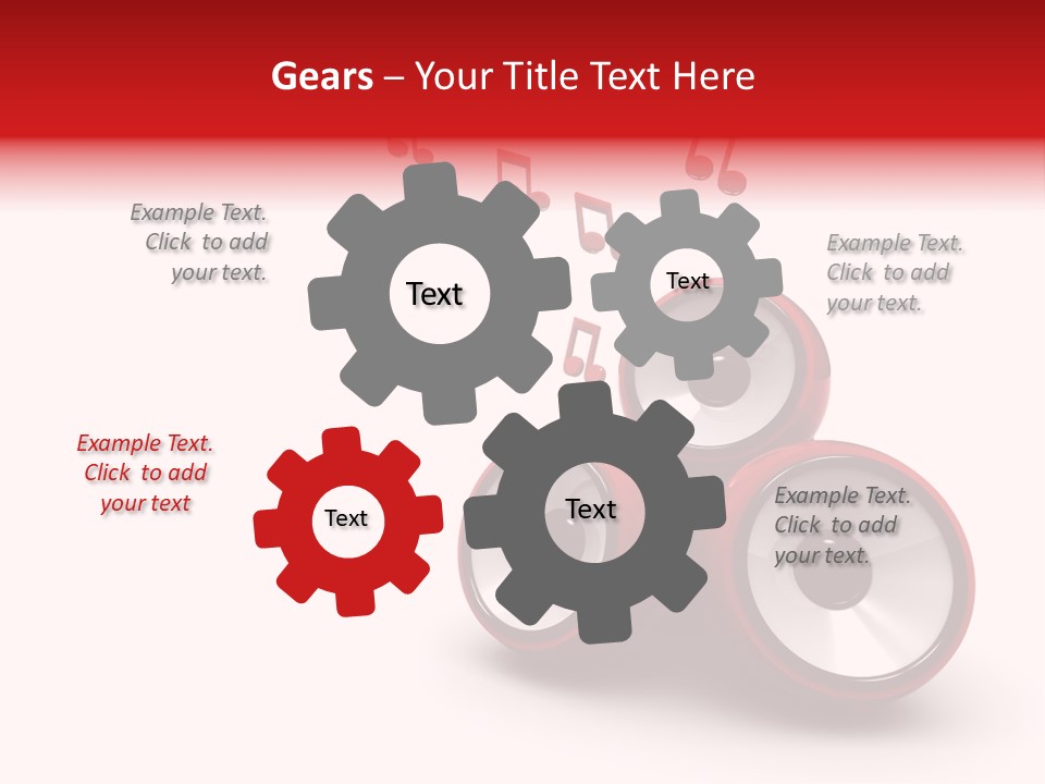 Dance White Sign PowerPoint Template