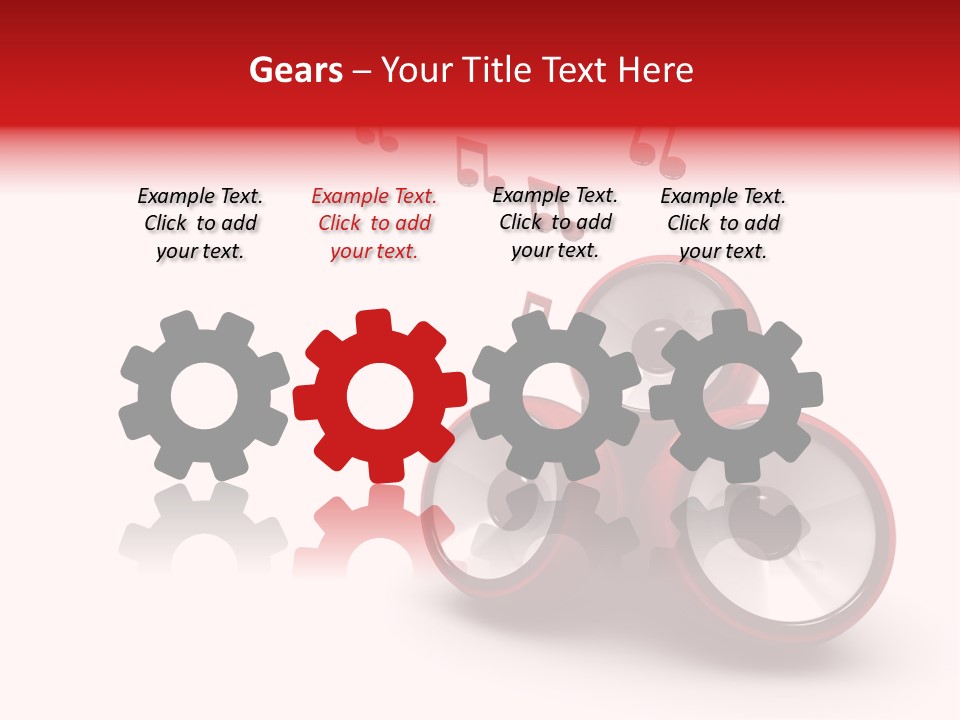 Dance White Sign PowerPoint Template