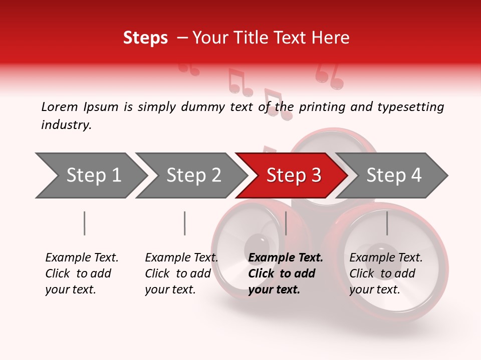 Dance White Sign PowerPoint Template