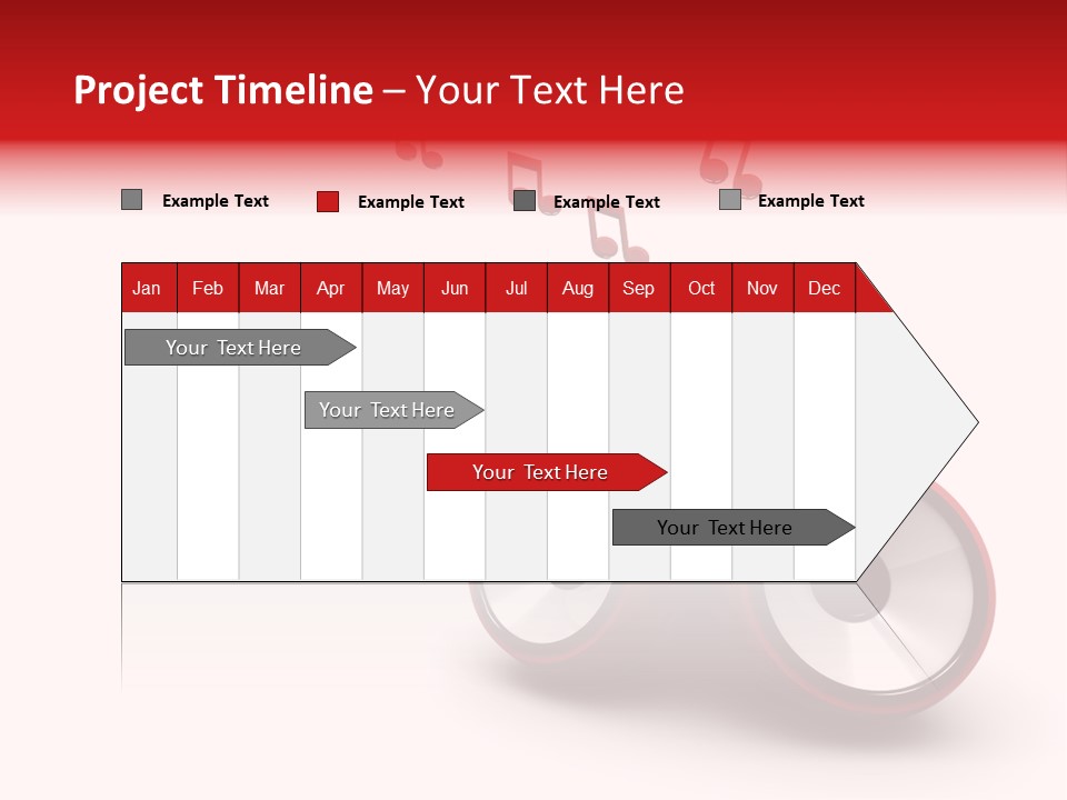 Dance White Sign PowerPoint Template