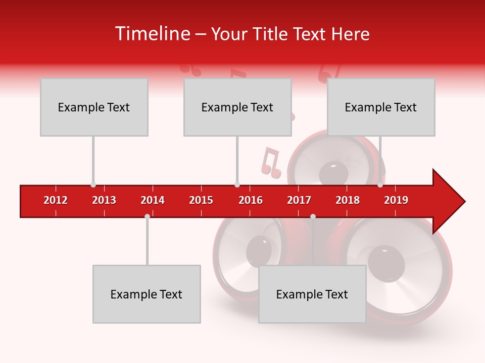 Dance White Sign PowerPoint Template