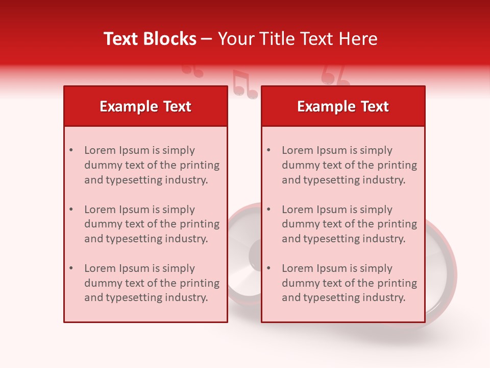 Dance White Sign PowerPoint Template