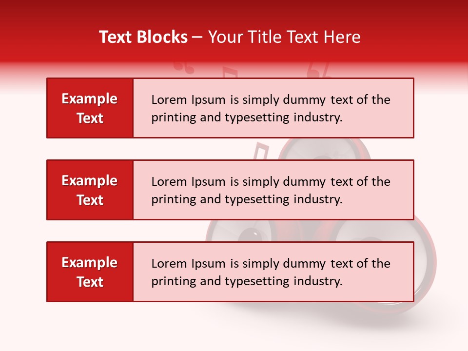 Dance White Sign PowerPoint Template