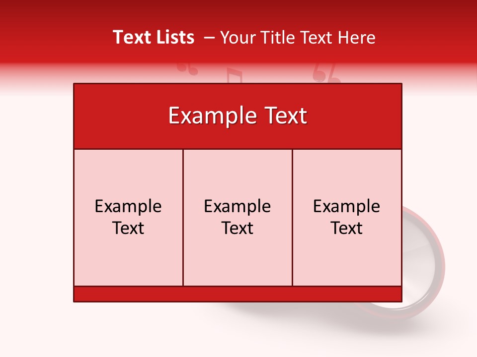 Dance White Sign PowerPoint Template
