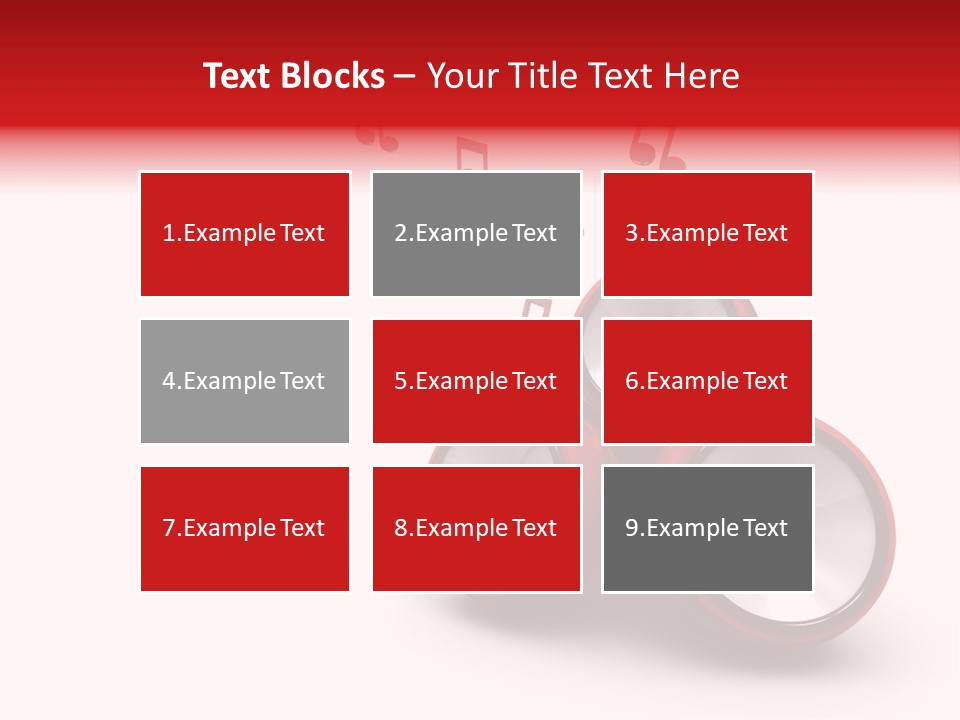 Dance White Sign PowerPoint Template