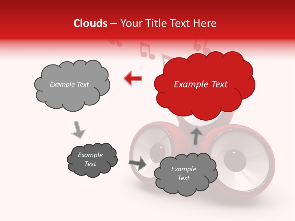 Dance White Sign PowerPoint Template