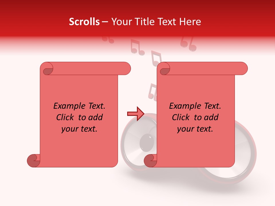 Dance White Sign PowerPoint Template