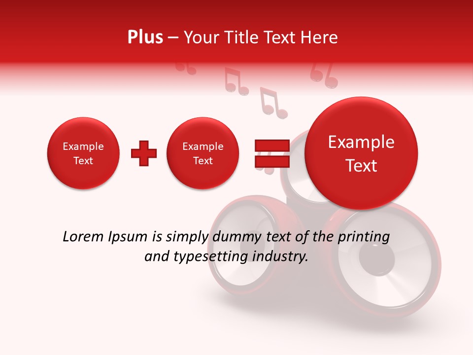 Dance White Sign PowerPoint Template