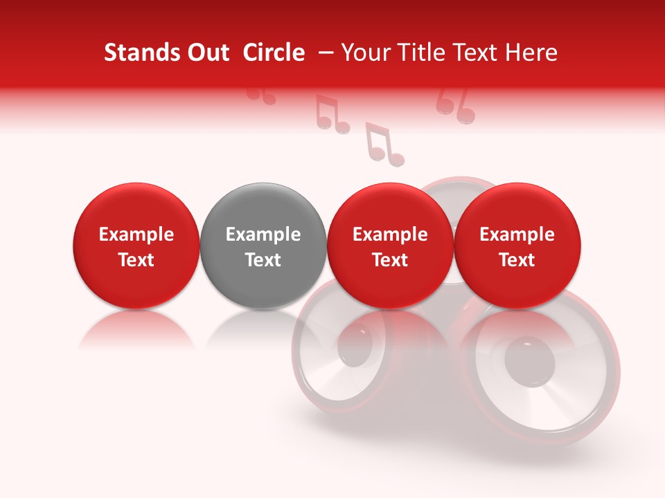 Dance White Sign PowerPoint Template