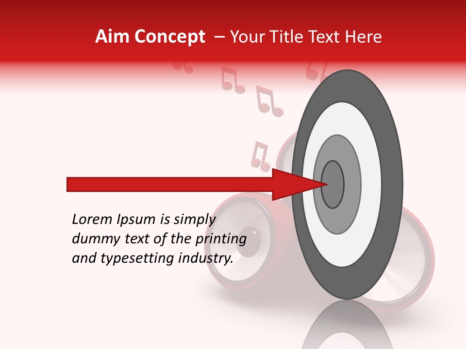 Dance White Sign PowerPoint Template