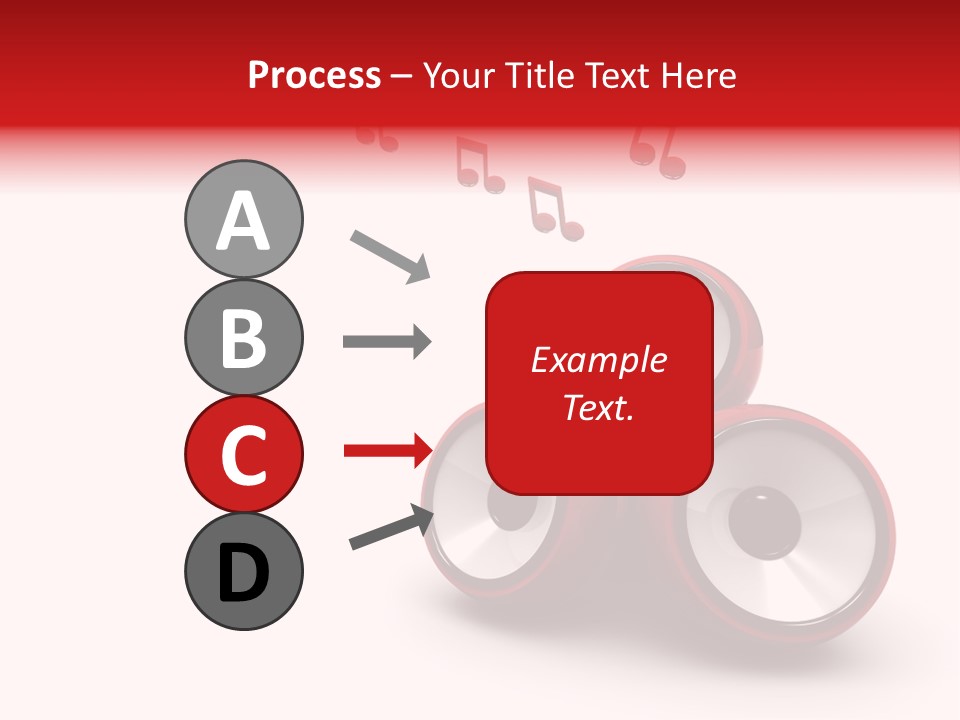 Dance White Sign PowerPoint Template