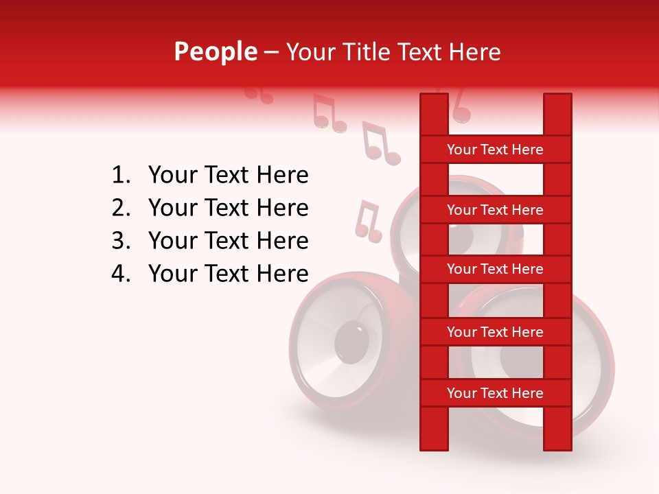 Dance White Sign PowerPoint Template