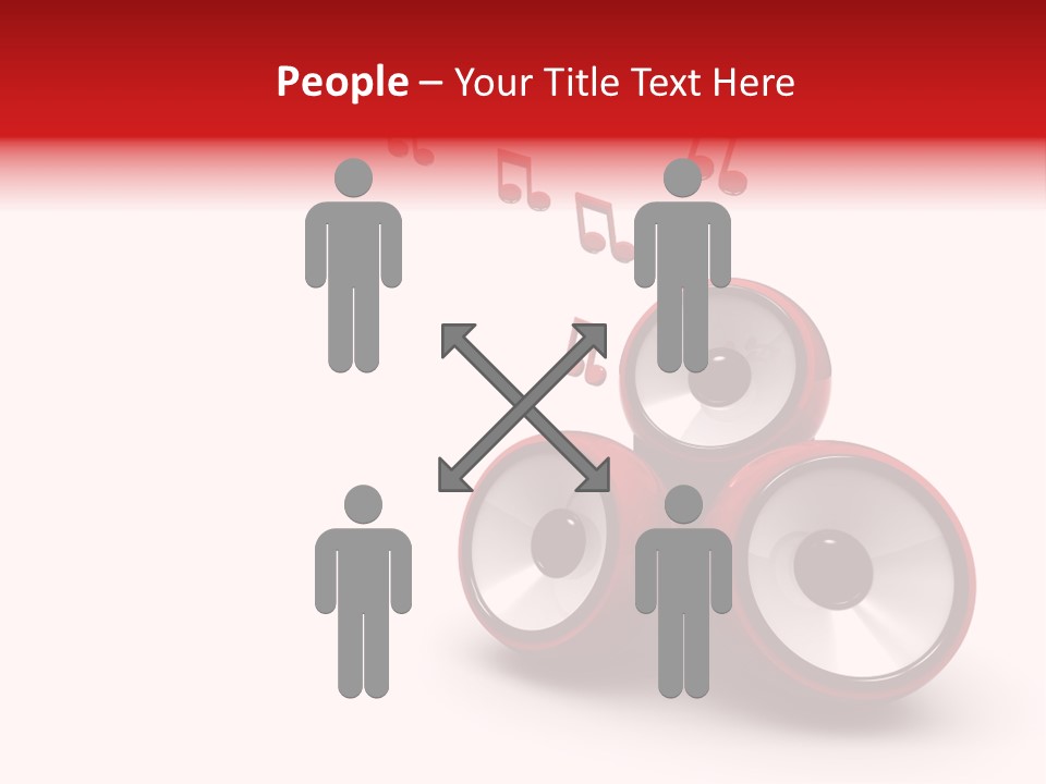 Dance White Sign PowerPoint Template