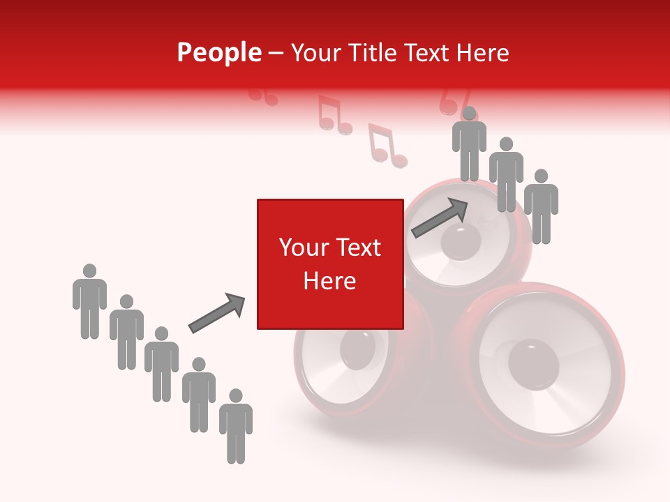 Dance White Sign PowerPoint Template