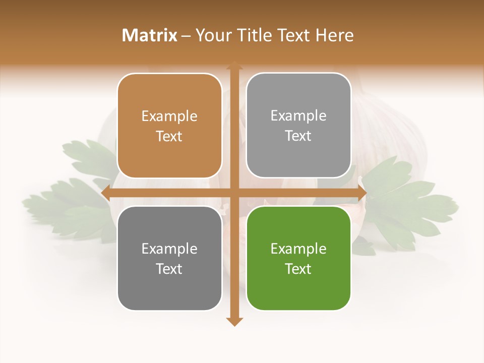 Food Green Organic PowerPoint Template