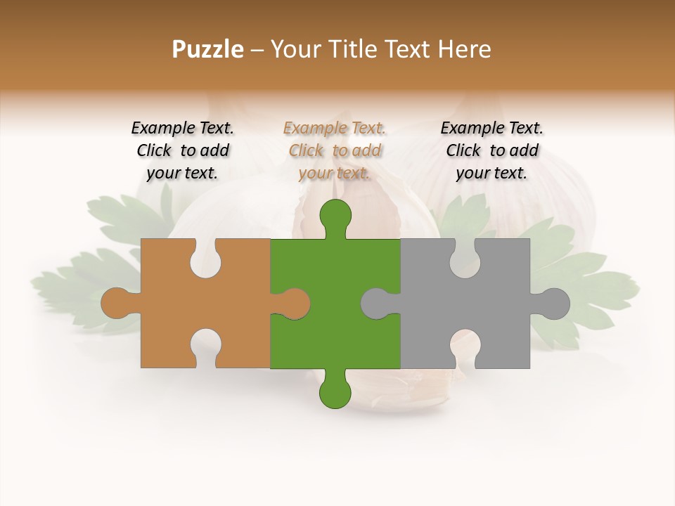 Food Green Organic PowerPoint Template