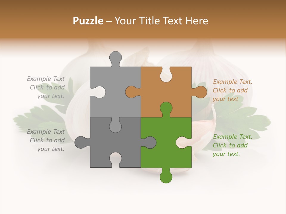 Food Green Organic PowerPoint Template