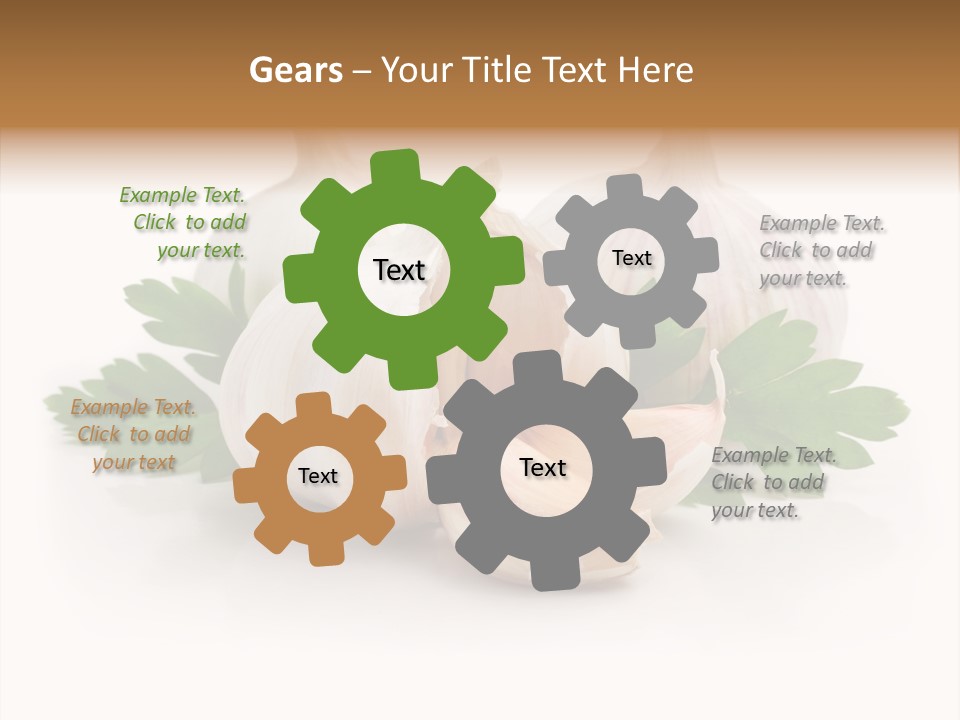 Food Green Organic PowerPoint Template