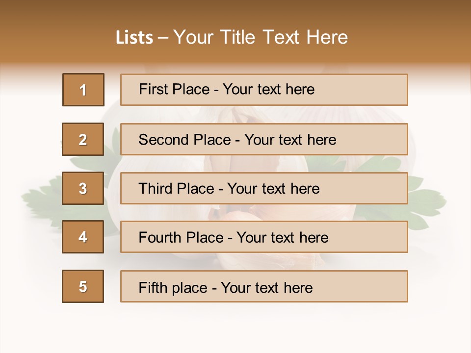 Food Green Organic PowerPoint Template