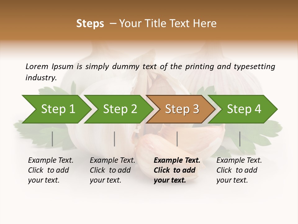 Food Green Organic PowerPoint Template
