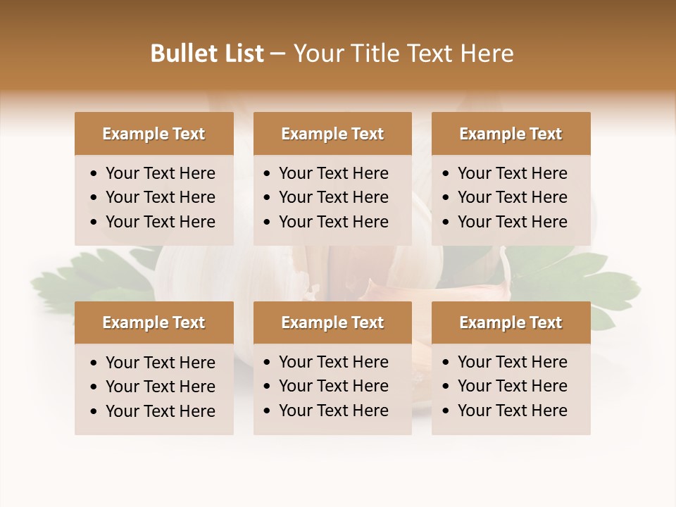 Food Green Organic PowerPoint Template