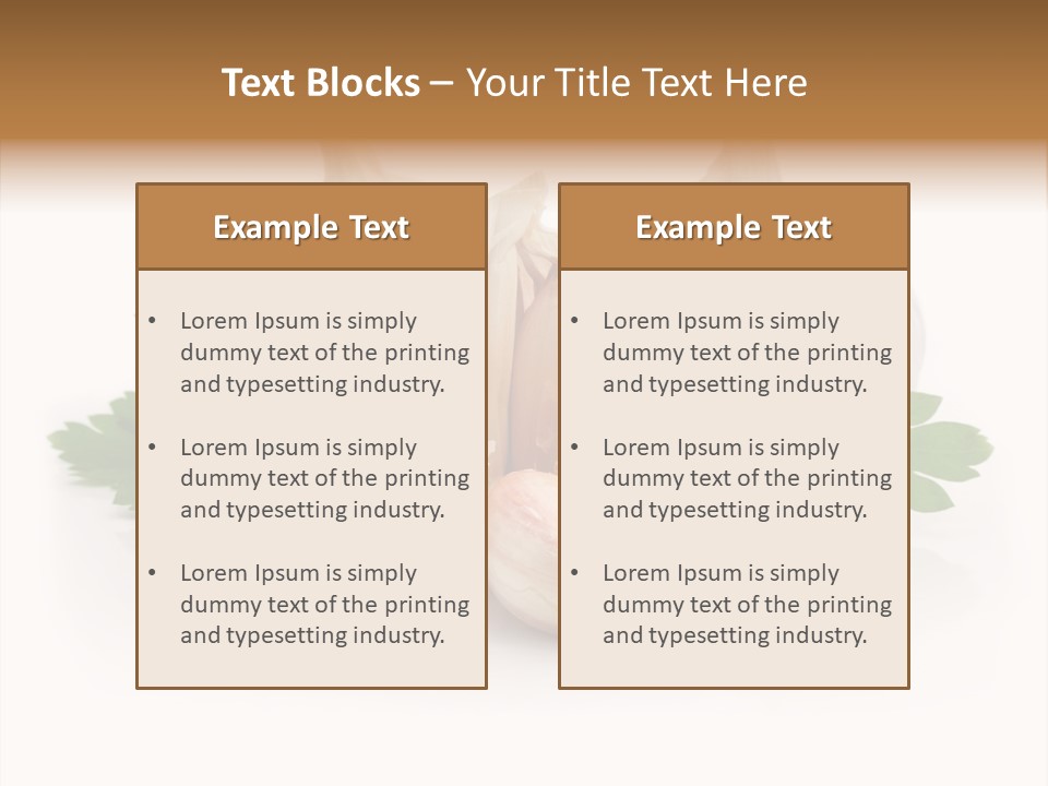 Food Green Organic PowerPoint Template