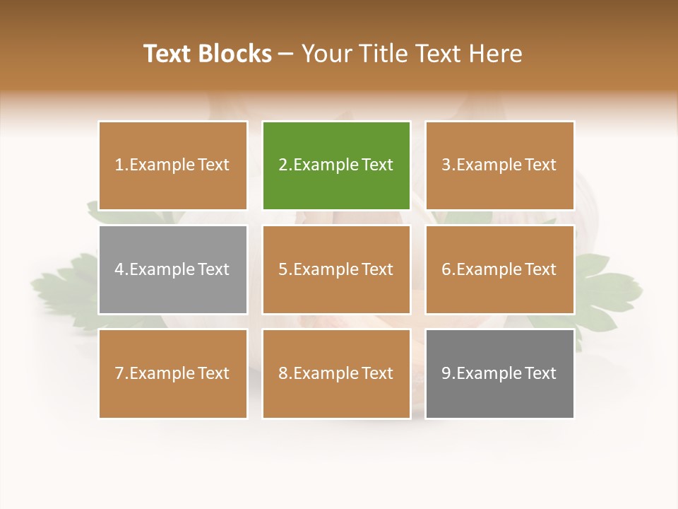 Food Green Organic PowerPoint Template