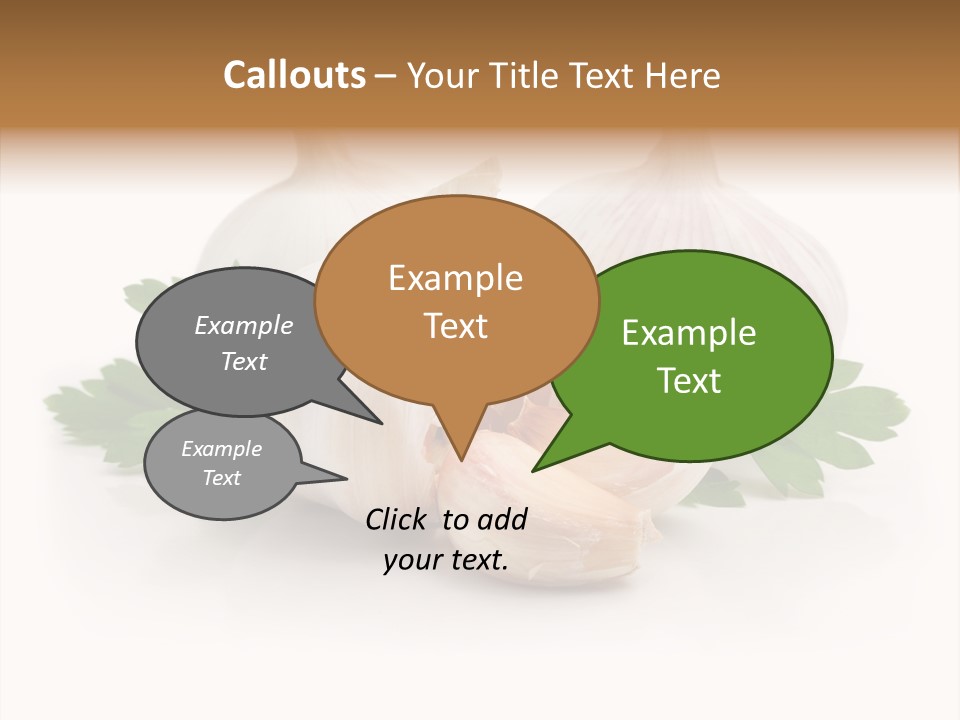 Food Green Organic PowerPoint Template
