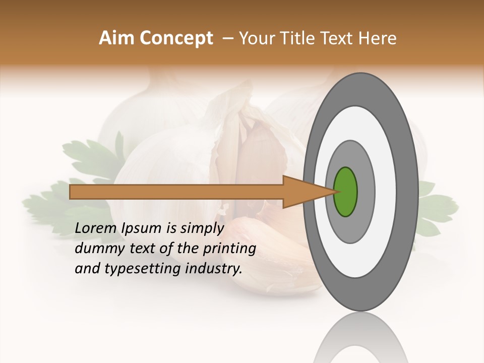 Food Green Organic PowerPoint Template