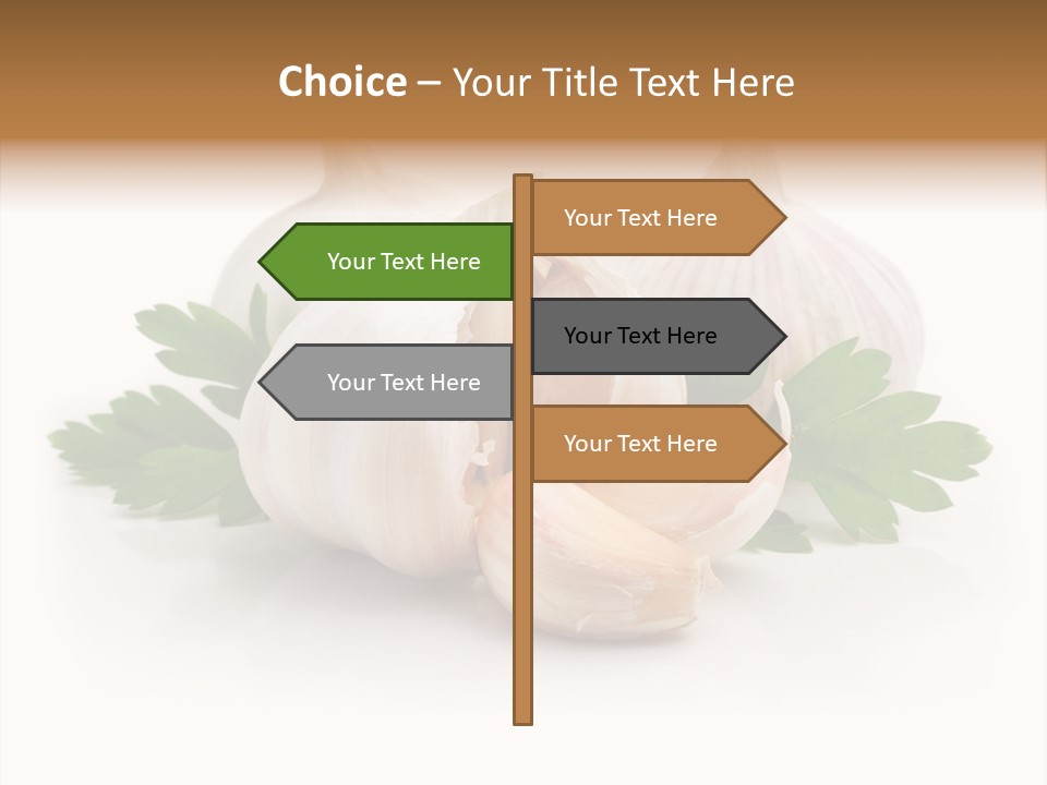 Food Green Organic PowerPoint Template
