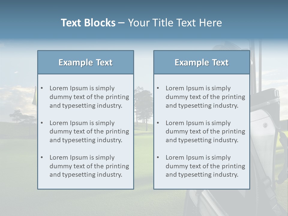 Sport Driver Outdoor PowerPoint Template