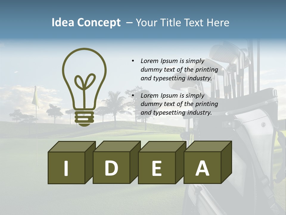 Sport Driver Outdoor PowerPoint Template