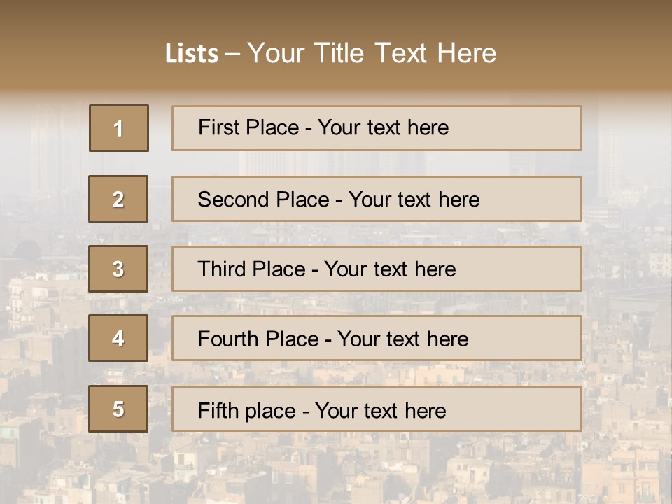 Living Town Local PowerPoint Template