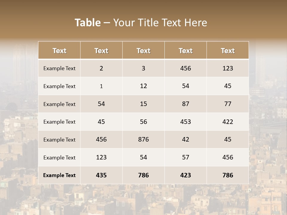 Living Town Local PowerPoint Template