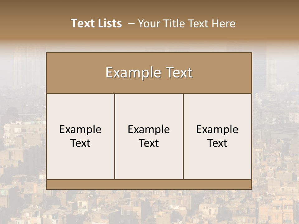 Living Town Local PowerPoint Template