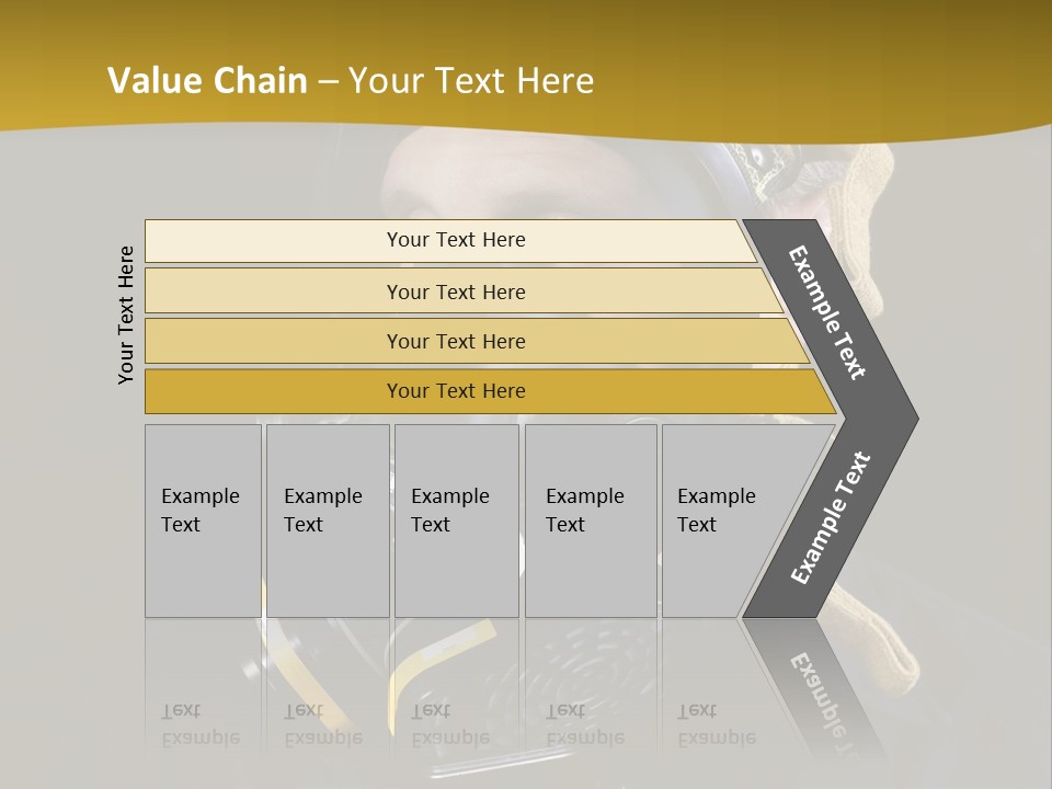 Man Protective Respirator PowerPoint Template