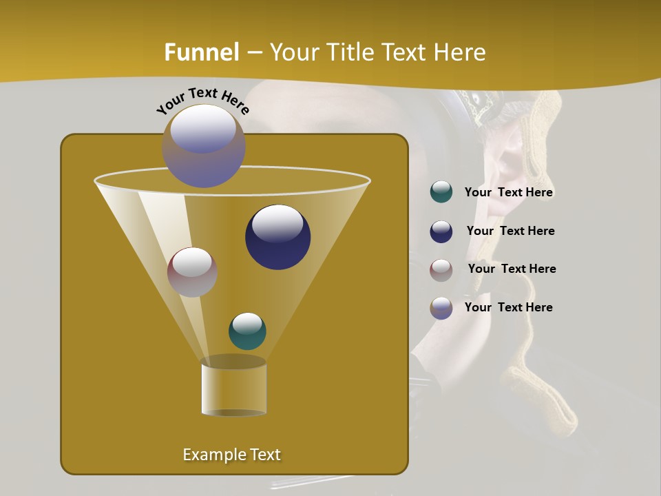 Man Protective Respirator PowerPoint Template