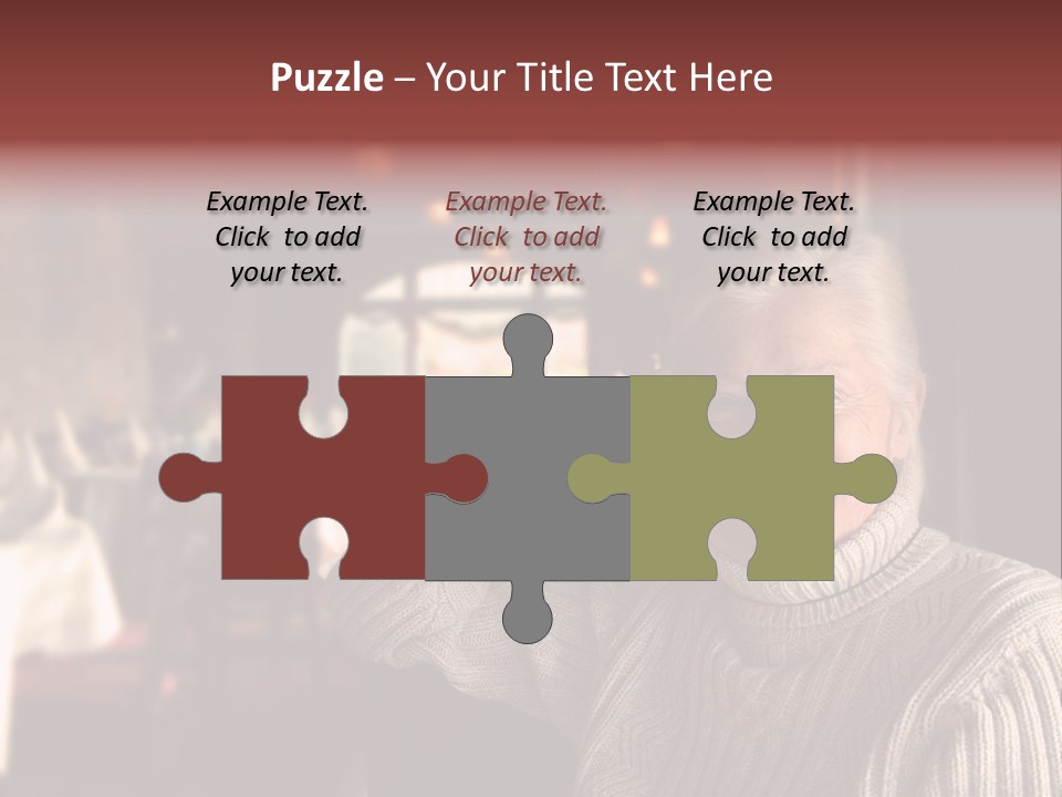 Female Laugh Portrait PowerPoint Template