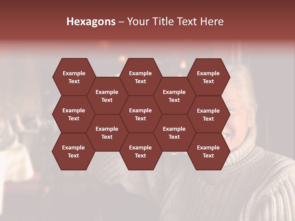 Female Laugh Portrait PowerPoint Template