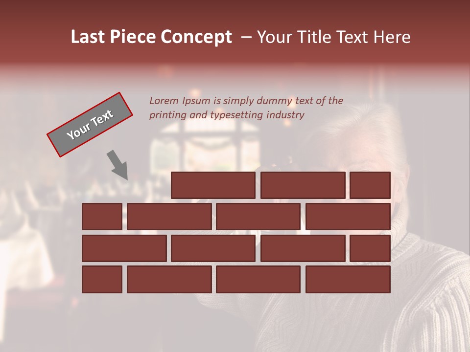 Female Laugh Portrait PowerPoint Template