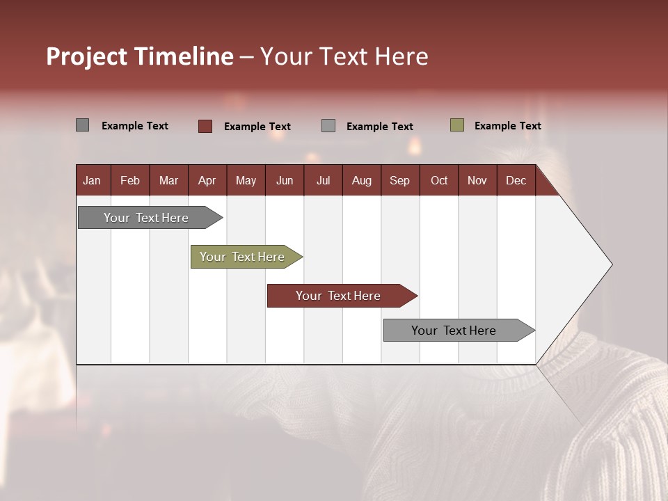 Female Laugh Portrait PowerPoint Template